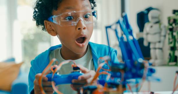 Young kids enjoying hands-on STEM toys for early learning and skill-building.